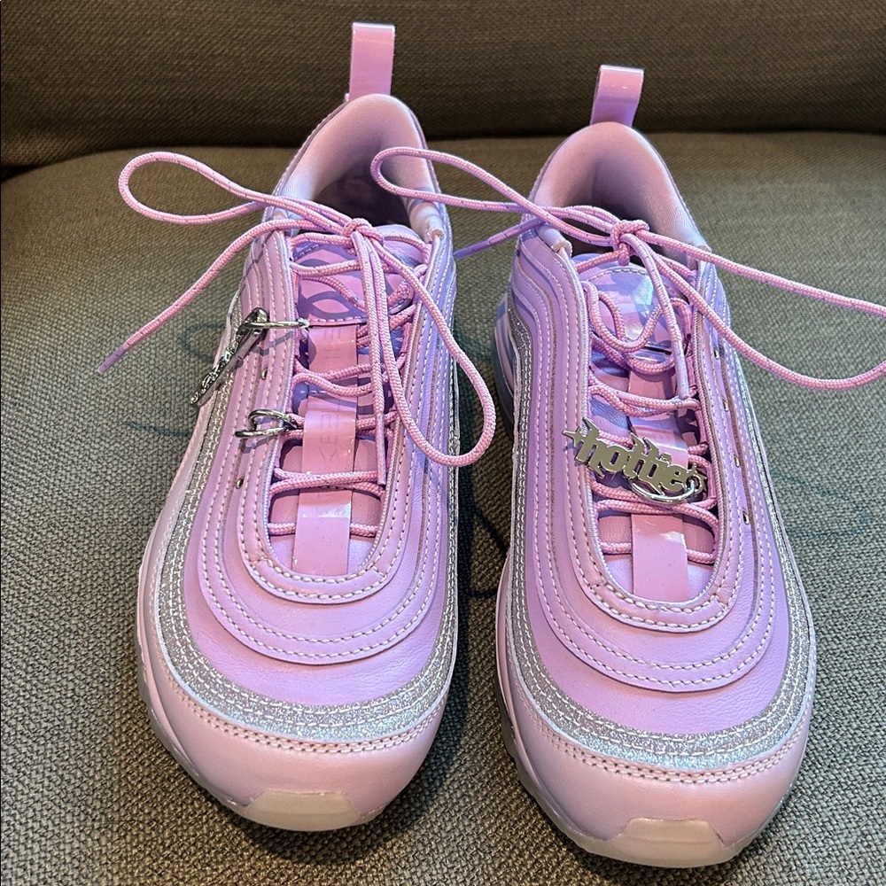 Women's Nike Air Max Light Purple Custom Megan Thee Stallion Shoes